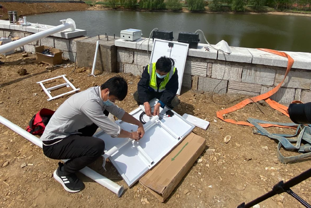 日照河海水利雷达水位监测站案例
